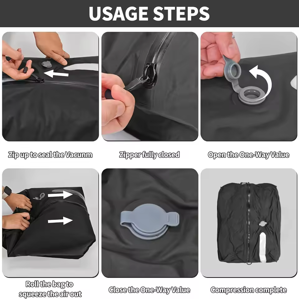 ZHAUX-02 SMART+ Vacuum Bag Luggage 17L Vacuum Bag PRO . Volume Optimizer