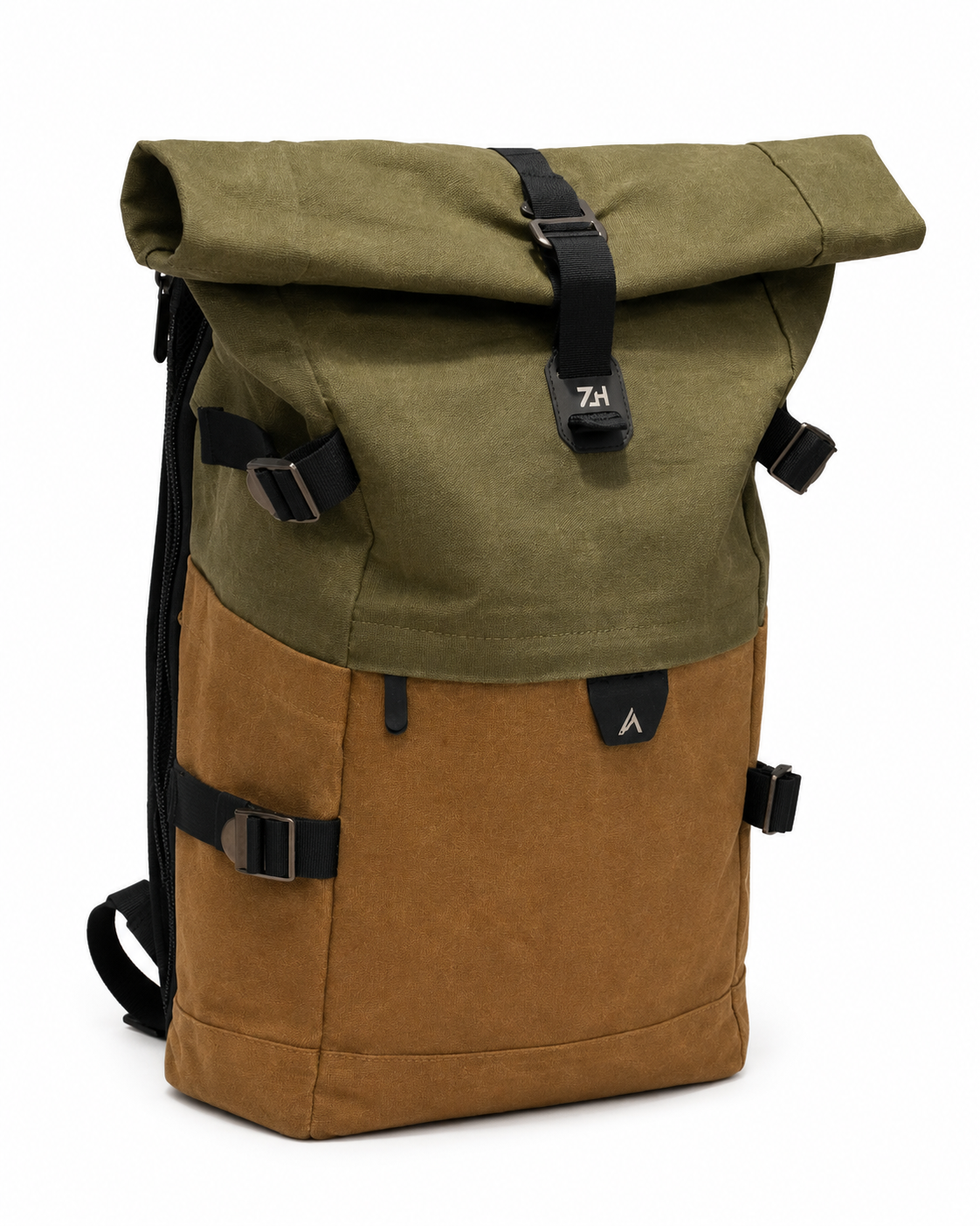 ZH06-Adventure Roll-Top Backpack | Zermatt-HØRN Explorer Series (Atlantic Green)