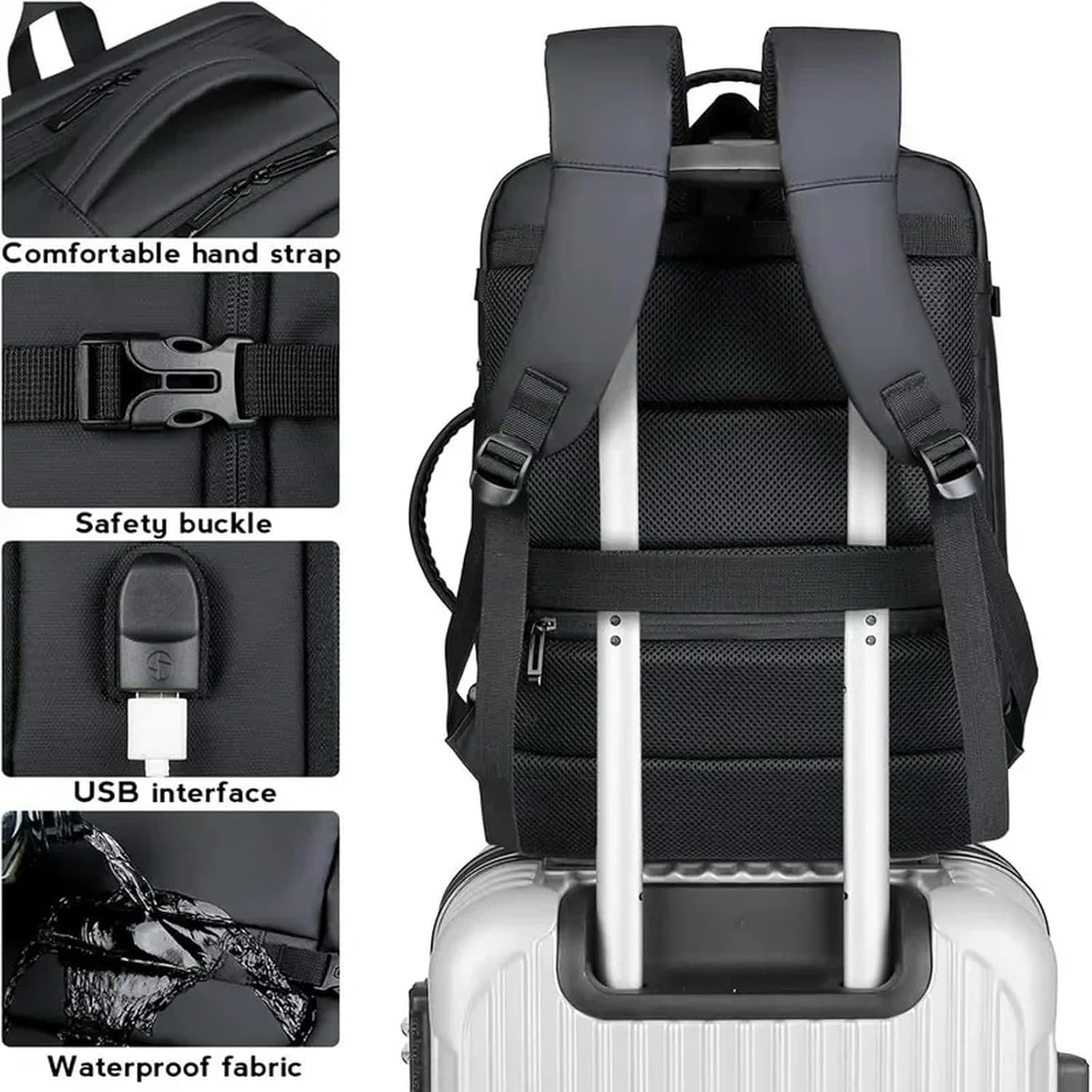 ZH02 Exosphere | 25-30L Backpack - Expandable Model - Cabin Small Bag 40x30x20cm