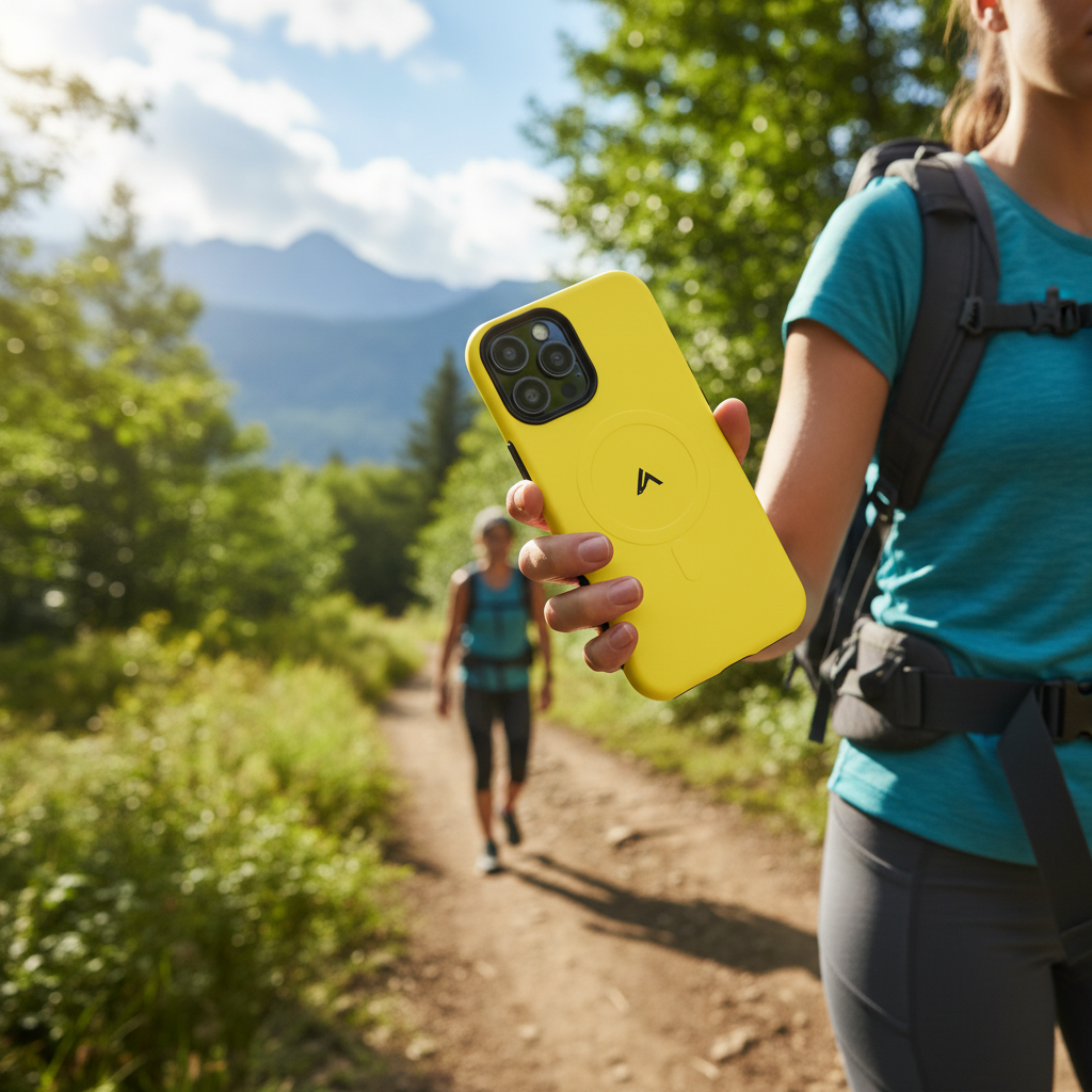 iPhone® MagSafe® hard case. Kawah Ijen Model