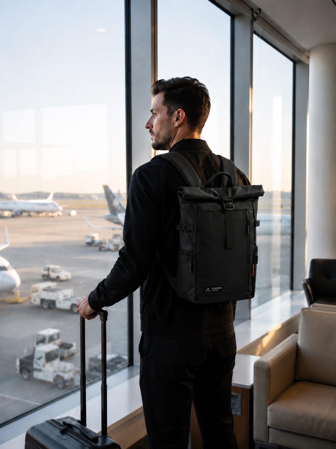 ZH03 ALPHA Roll-Top - Extendable 25L Backpack | Laptop up to 15.6" - 2-4 Day Trip