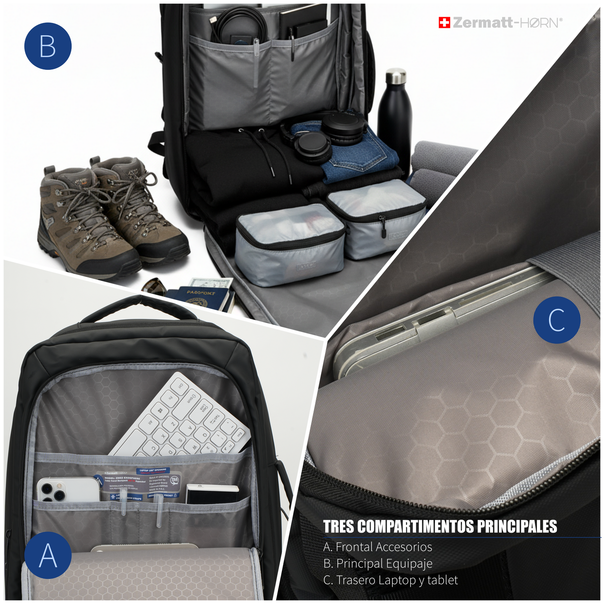Exosphere | 25-30L Expandable Backpack - 3-4 Day Trip