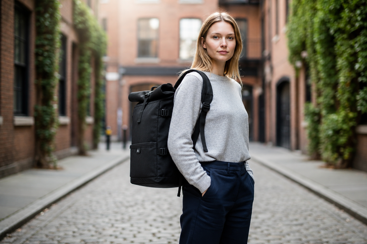 ZH06-Adventure Roll-Top Backpack | Zermatt-HØRN Explorer Series (Atlantic Green)