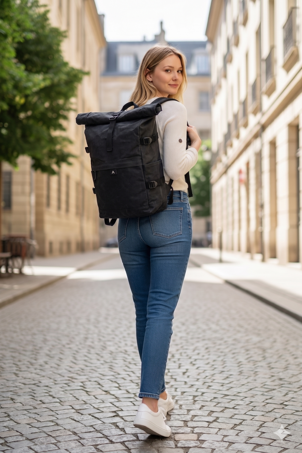 ZH06-Adventure Roll-Top Backpack | Zermatt-HØRN Explorer Series (Atlantic Green)