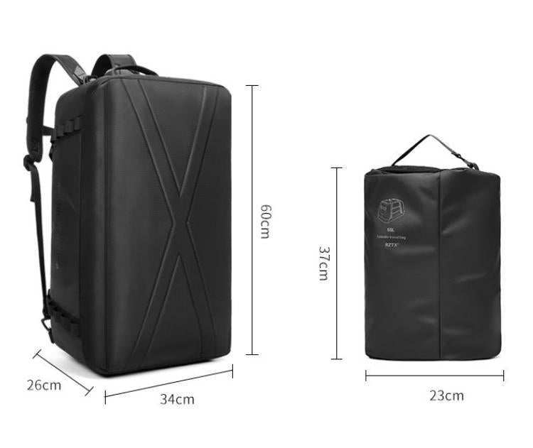 ZH08 BASE CAMP | 50L Backpack - All Terrain Duffel. Folding.