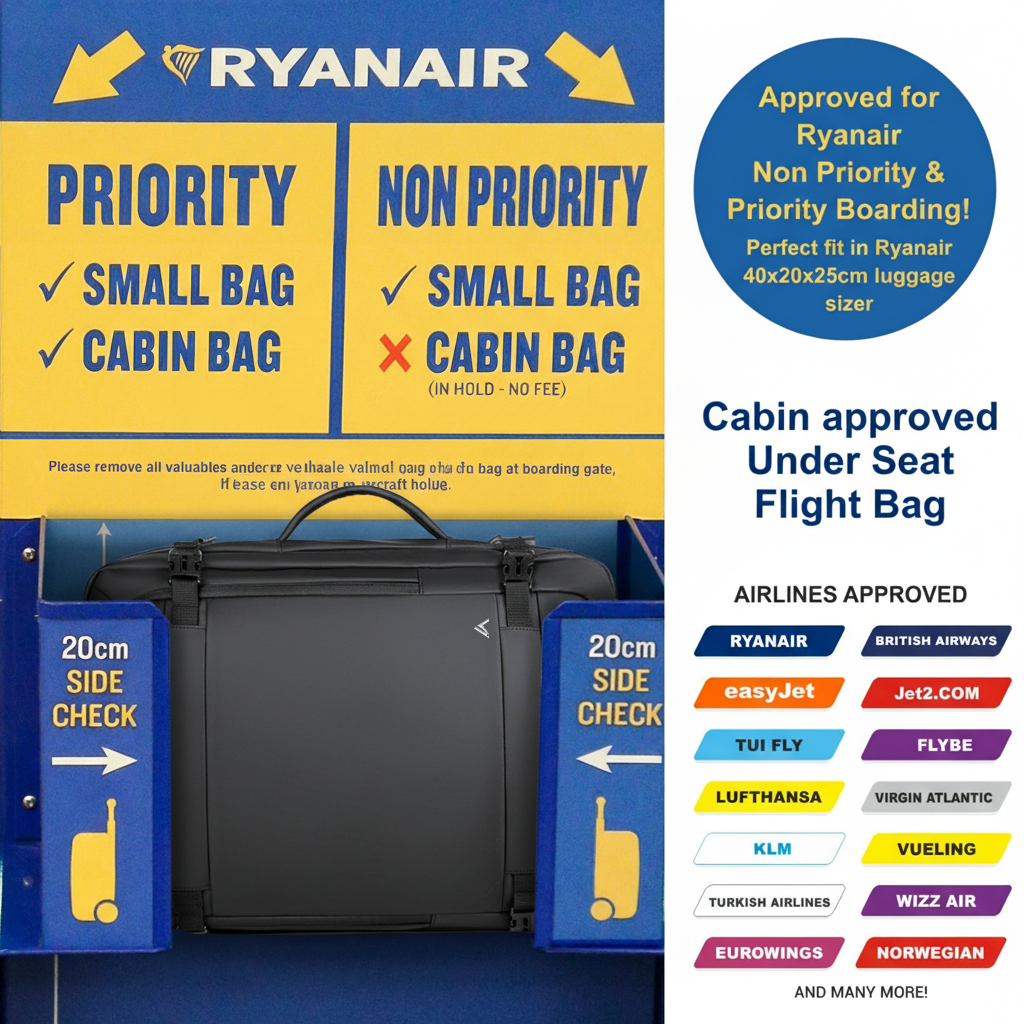 ZH02 Exosphere | 25-30L Backpack - Expandable Model - Cabin Small Bag 40x30x20cm