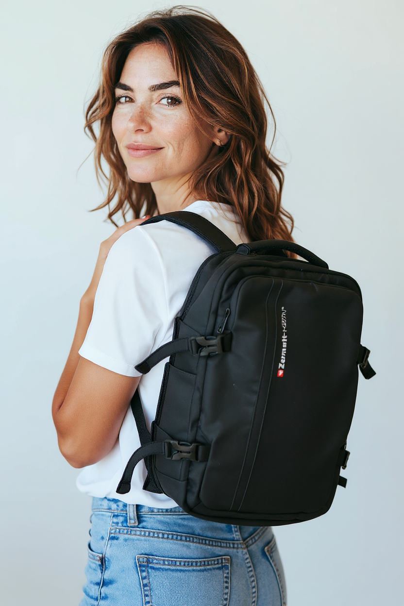 ZH03 Stratosphere | 25-30L Expandable Backpack. Cabin small bag, 40x30x20cm