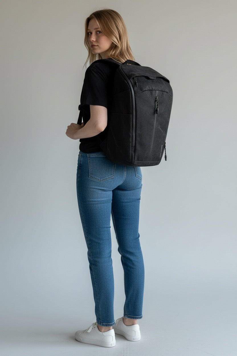 Basel | Backpack 25-30L WAXED CANVAS - Laptop 13-16”