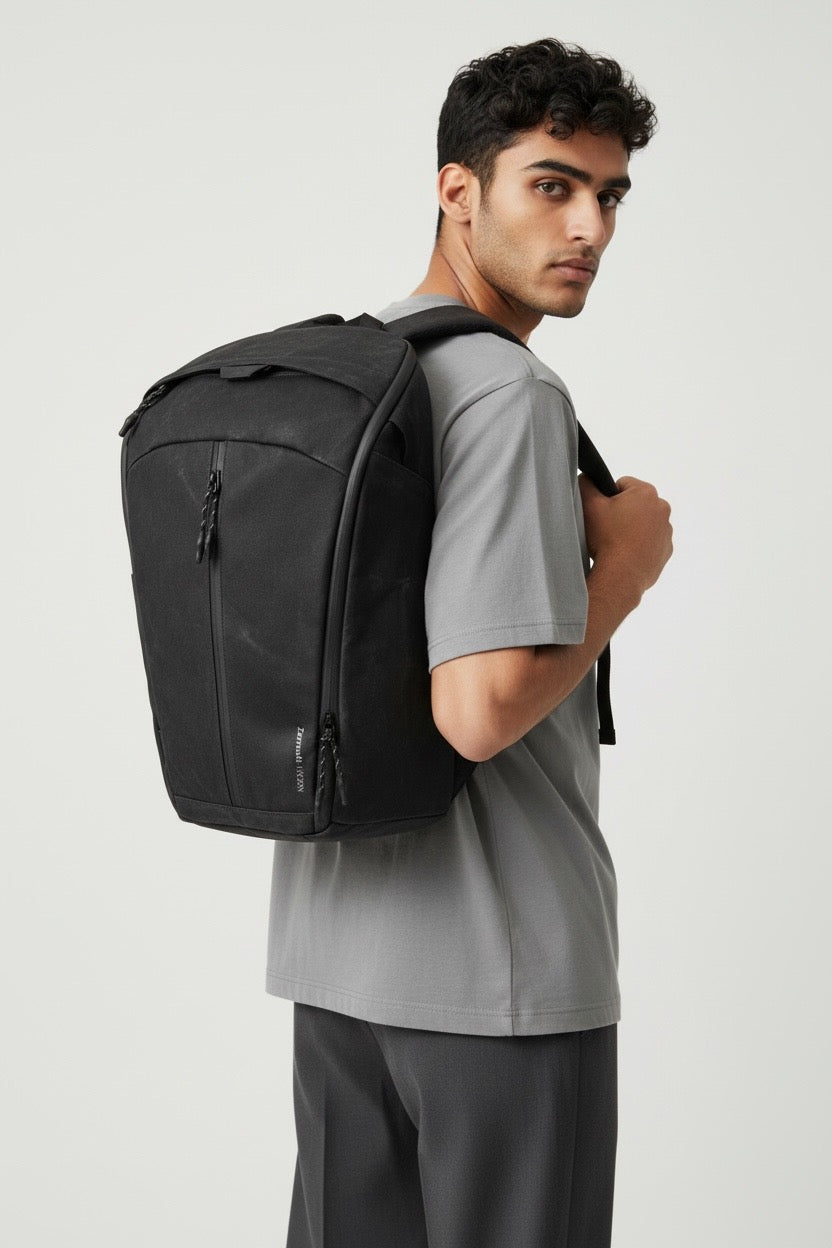 Basel | Backpack 25-30L WAXED CANVAS - Laptop 13-16”