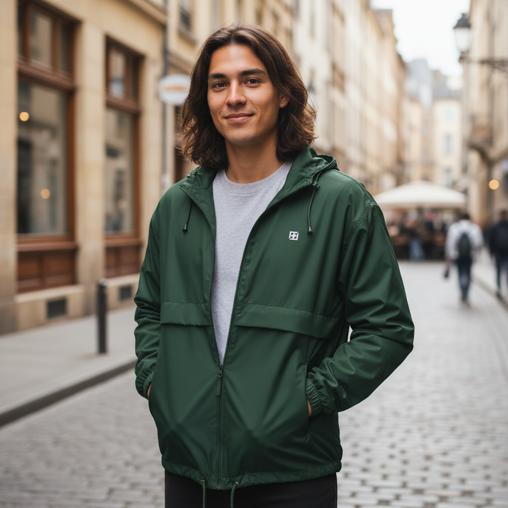 Basic unisex windbreaker