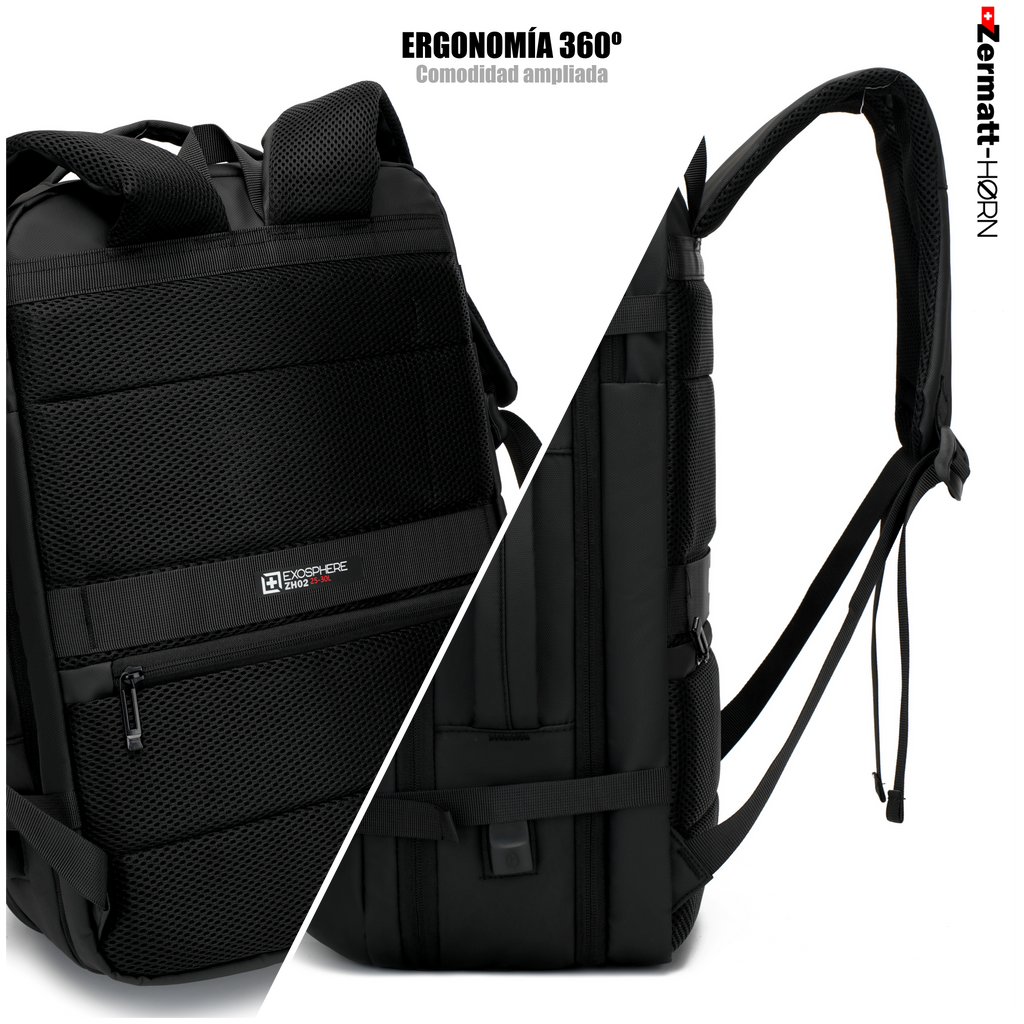 Exosphere | Erweiterbarer Rucksack (25–30 l) – 3–4-tägige Reise