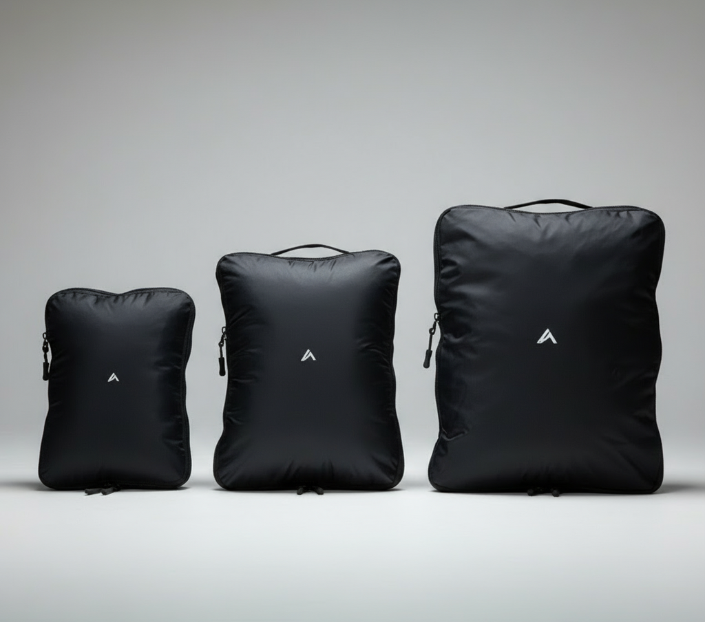 ZHAUX-01 SET SMART+ Compression Packing Cubes, 3-Pack | Travel Organizer. Privacy.